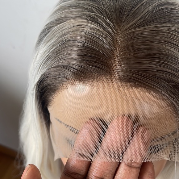 - - 💫24” BLONDE OMBRÉ NATURAL STRAIGHT LACE FRONT WIG - Picture 17 of 17